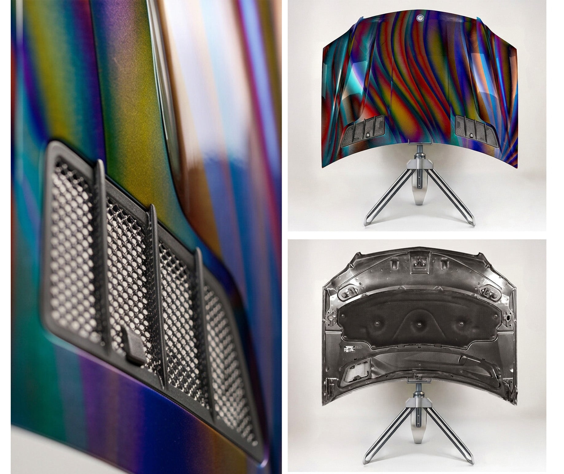 Painting on Motorhaube by shayan Afshari azad